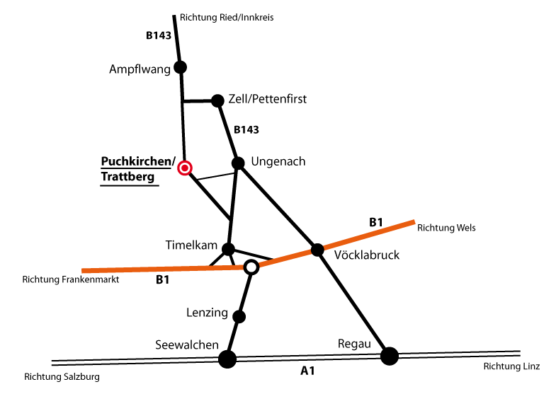 schematischer Anfahrtsplan